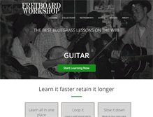 Tablet Screenshot of fretboardworkshop.com
